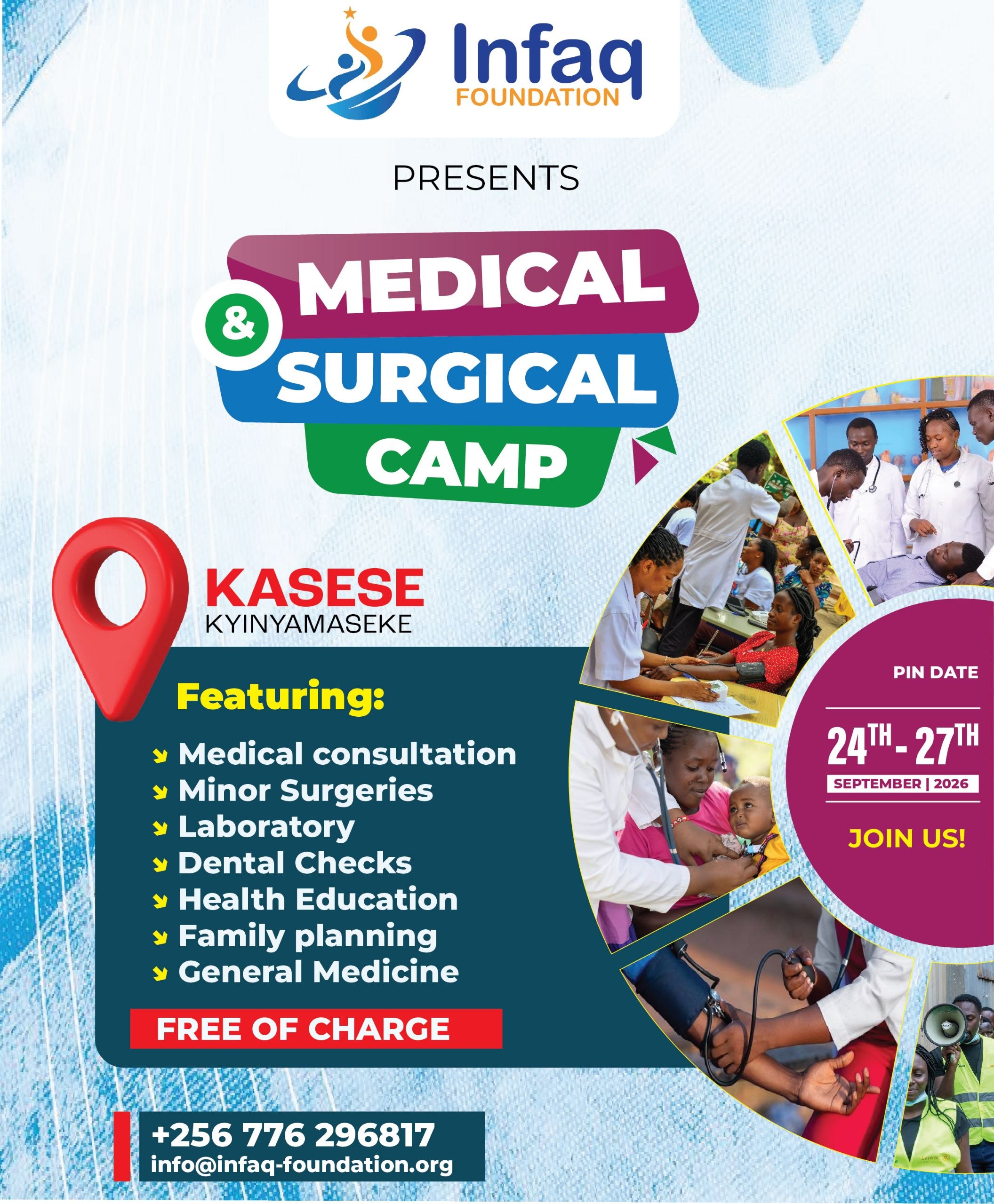 Infaq Foundation medical and surgical camp — Kasese 2026
